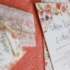 Lydia Watercolour Floral Chic Wedding Invitation Suite with RSVP card |Wedding Invite with Flowers - Image 7