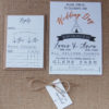 Esme Outdoor Tipi Wedding Invitation with RSVP card Kraft Envelopes & Foil Printing Lay Out