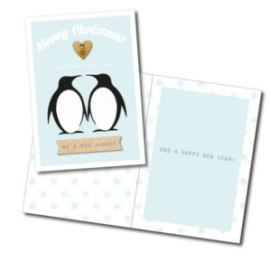 Newly Wed's First Christmas Personalised Christmas Card