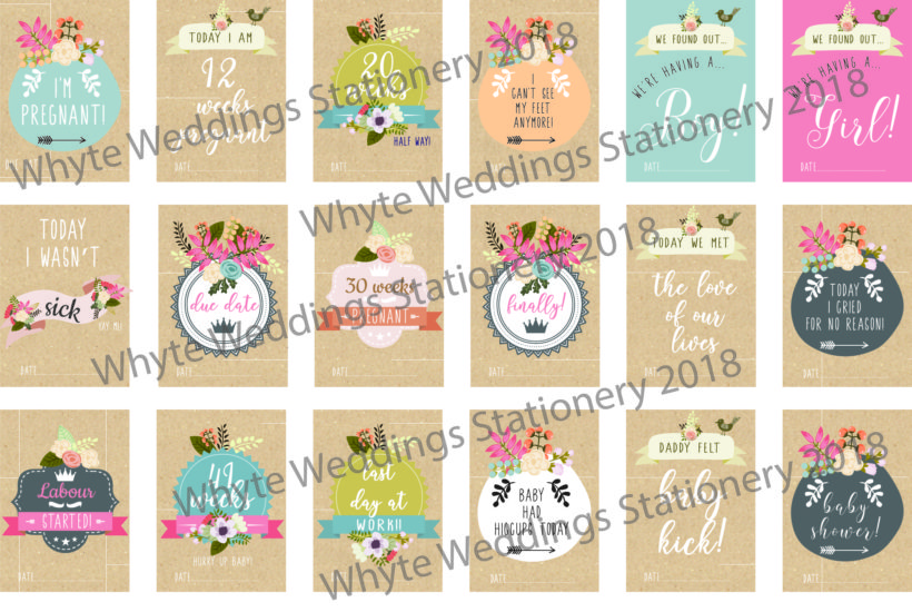 Pregnancy Milestone Cards - Image 3