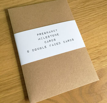 Pregnancy Milestone Cards