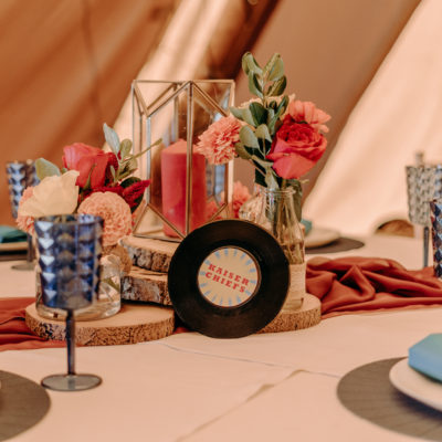 Colourful Festival Tipi Wedding