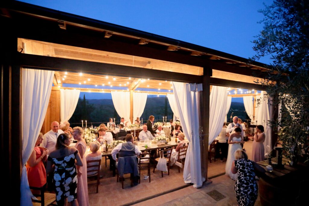 Wedding Breakfast at Casa Cornacchi in Tuscany