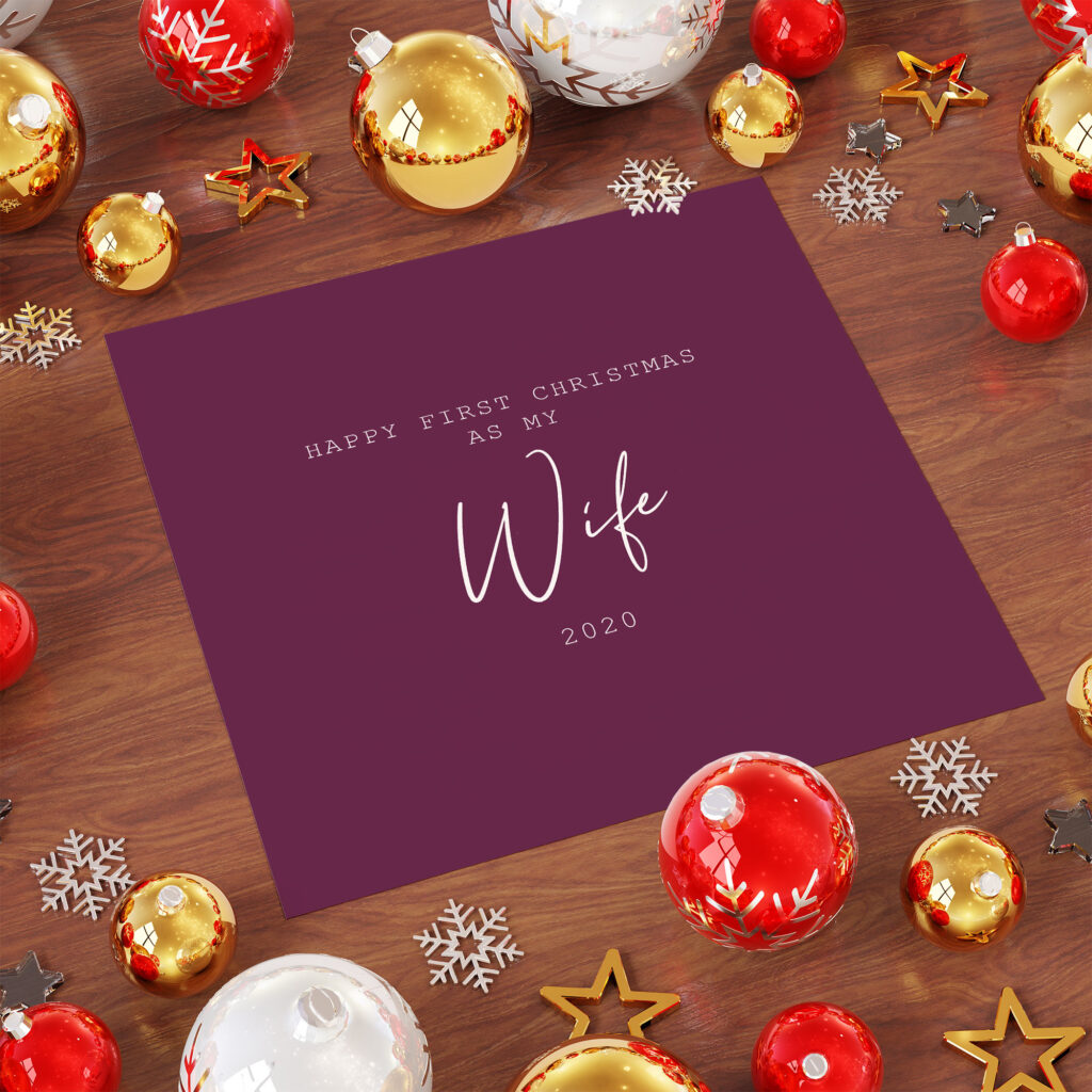 Personalised Christmas Card for Future Wife or Husband - Image 12