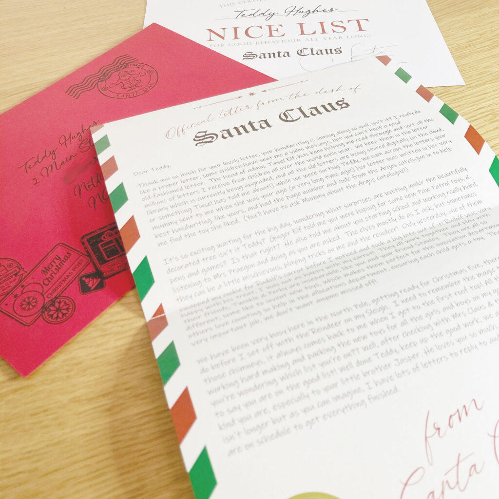Personalised Letter From Santa | Christmas Magic for Children | Gift for Kids - Image 5