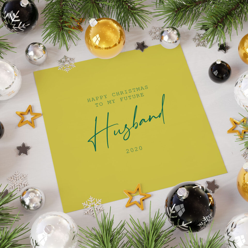 Personalised Christmas Card for Future Wife or Husband - Image 5