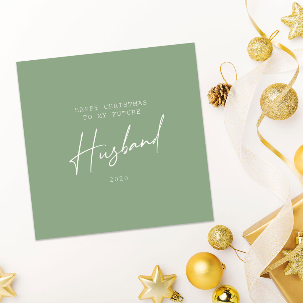 Personalised Christmas Card for Future Wife or Husband - Image 3
