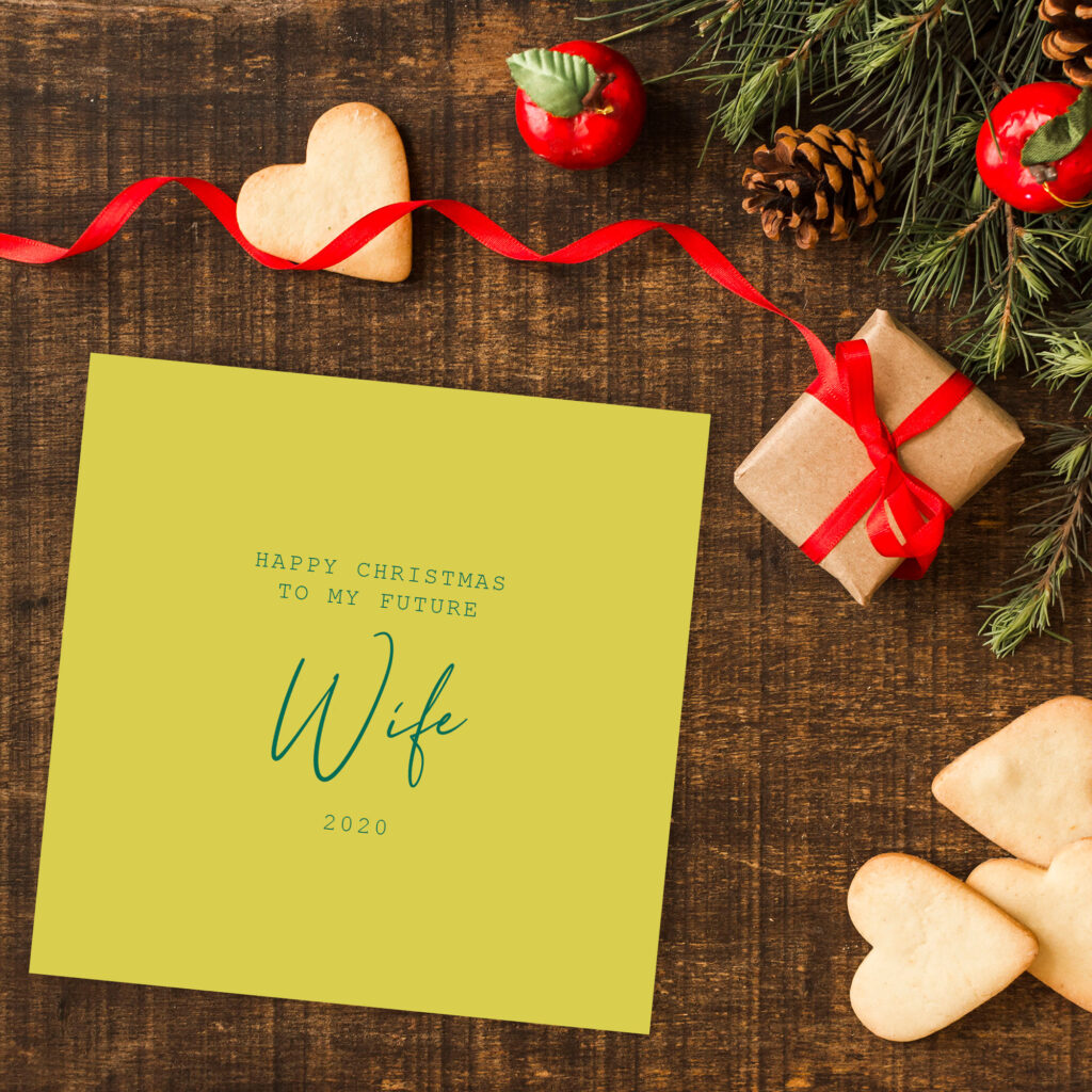 Personalised Christmas Card for Future Wife or Husband - Image 8