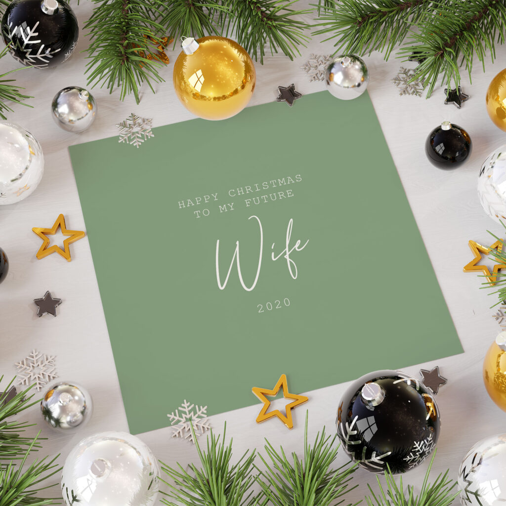Personalised Christmas Card for Future Wife or Husband - Image 10