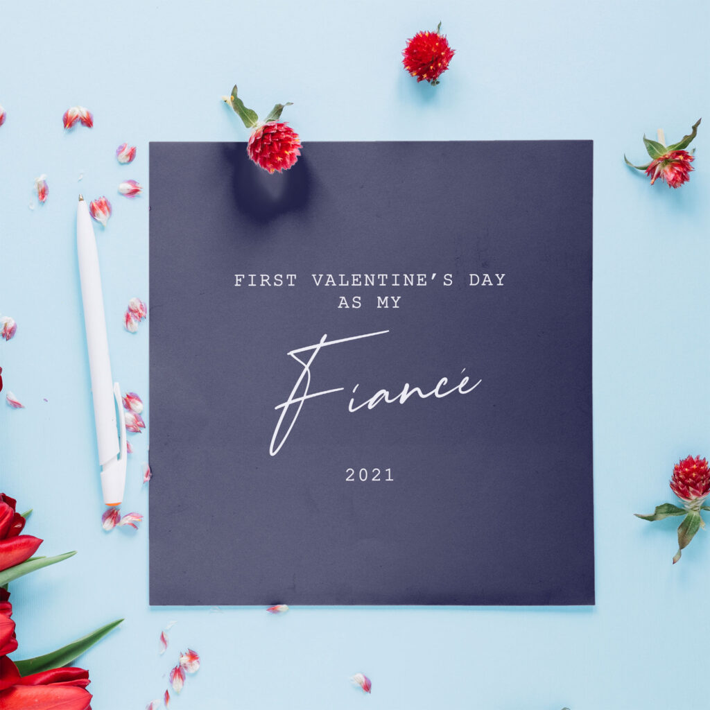 First Valentine's as your Fiance Card - Image 5