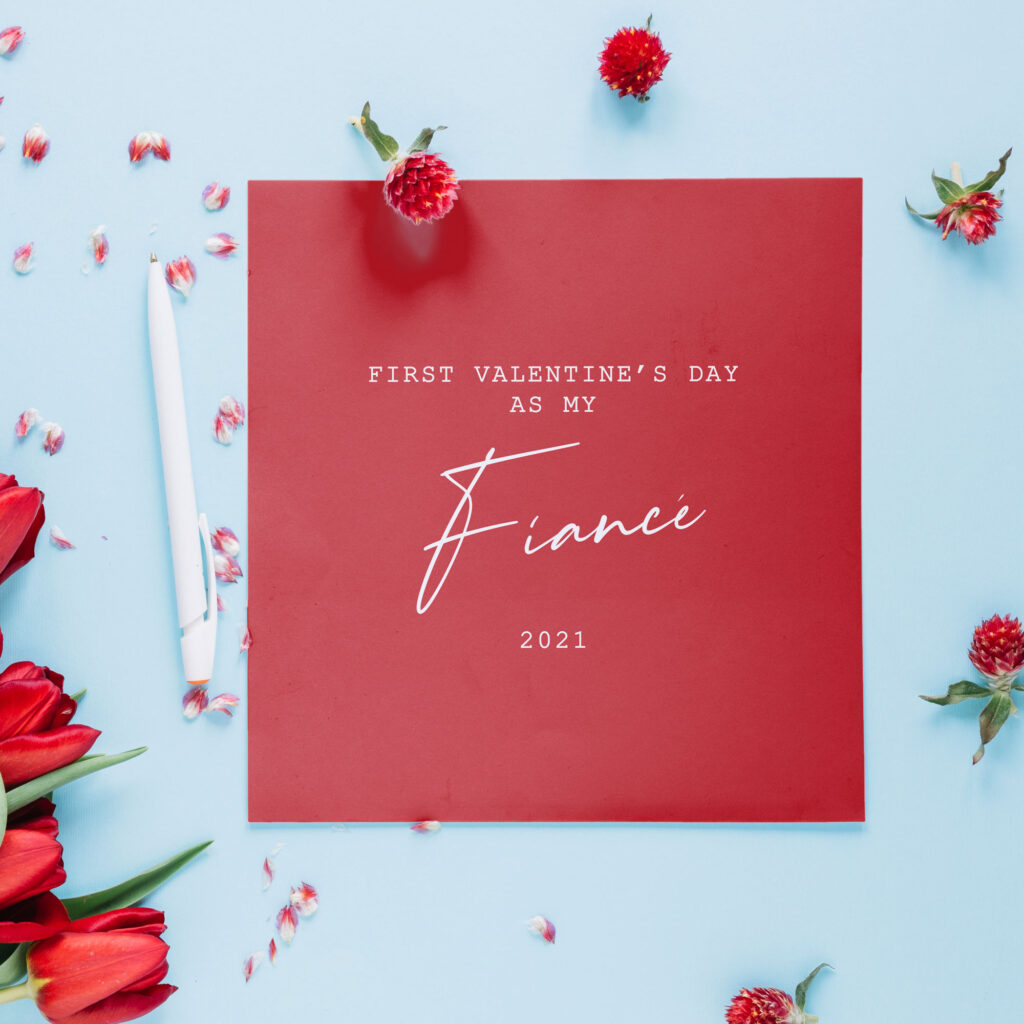 First Valentine's as your Fiance Card - Image 3