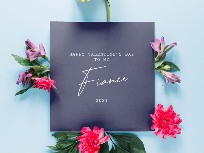 Valentine's Day Card for Fiance
