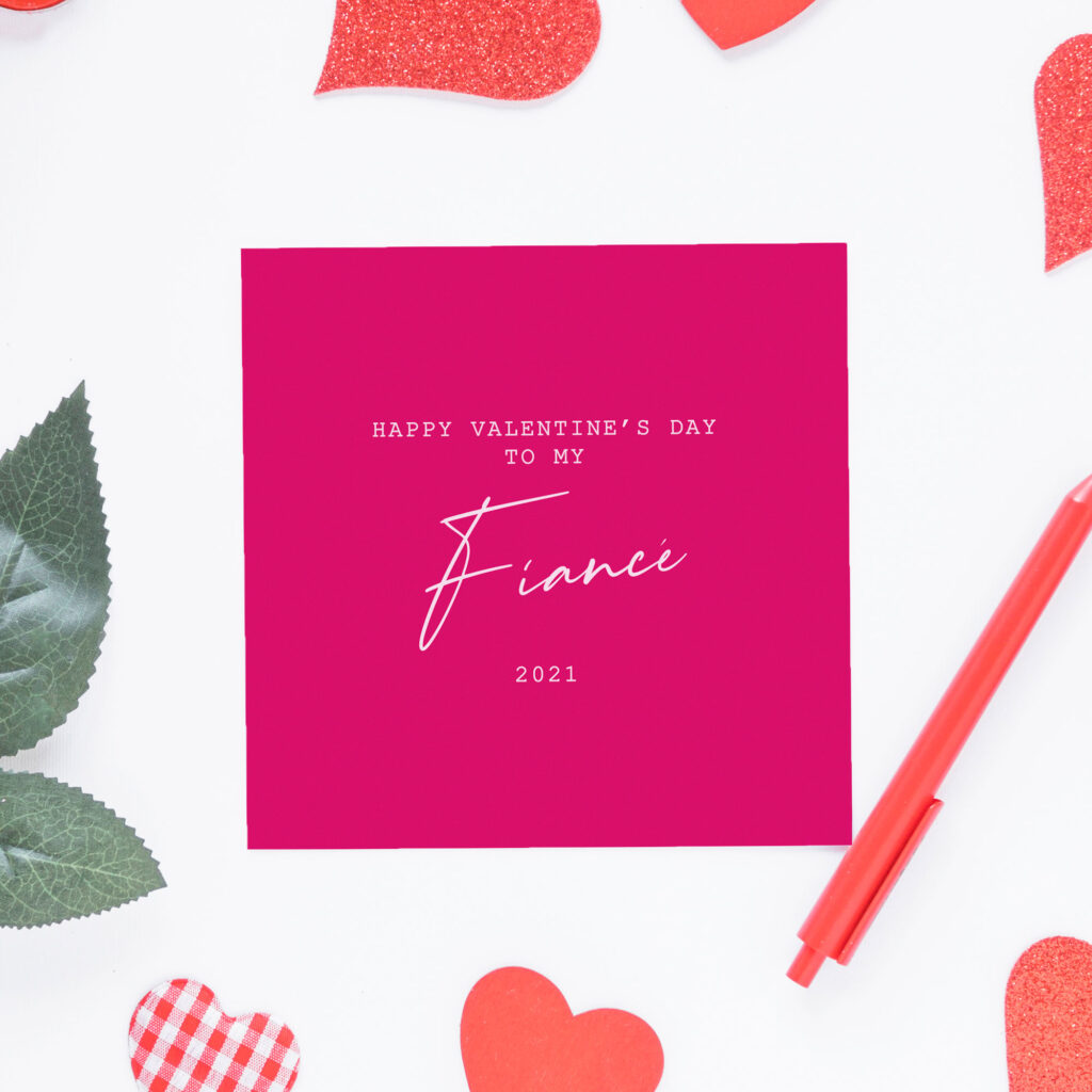 Valentine's Day Card for Fiance - Image 4