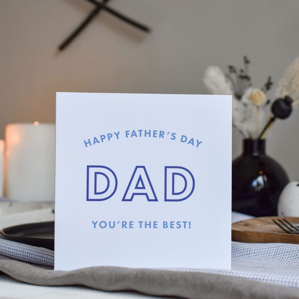 Personalised Father's Day Card in Fun Design