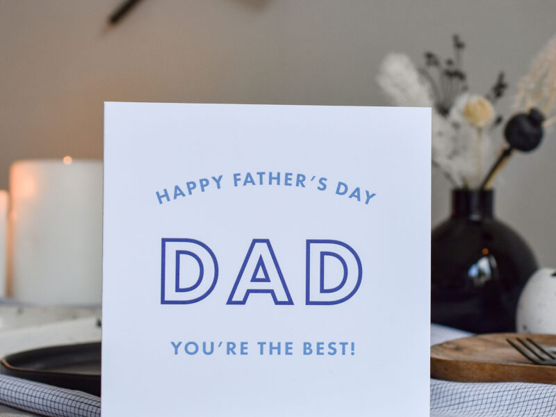 Personalised Father's Day Card in Fun Design