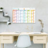 Rainbow Wall Calendar Planner - Academic Year - Image 3